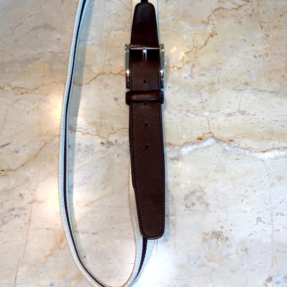 Ermenegildo Zegna Men’s Belt. Size 95/36, 44”L and 1-3/8”W. New and Unworn. - Picture 2 of 5